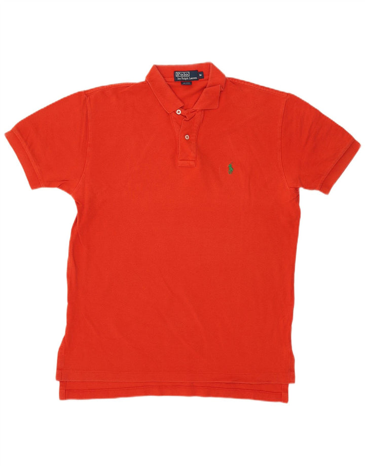 Πόλο Ralph Lauren Ανδρικό πουκάμισο πόλο μεσαίο κόκκινο βαμβακερό