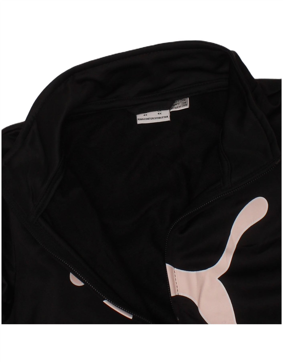 Puma Girls Graphic αθλητική φόρμα Top Jacket 5-6 Years Μαύρο