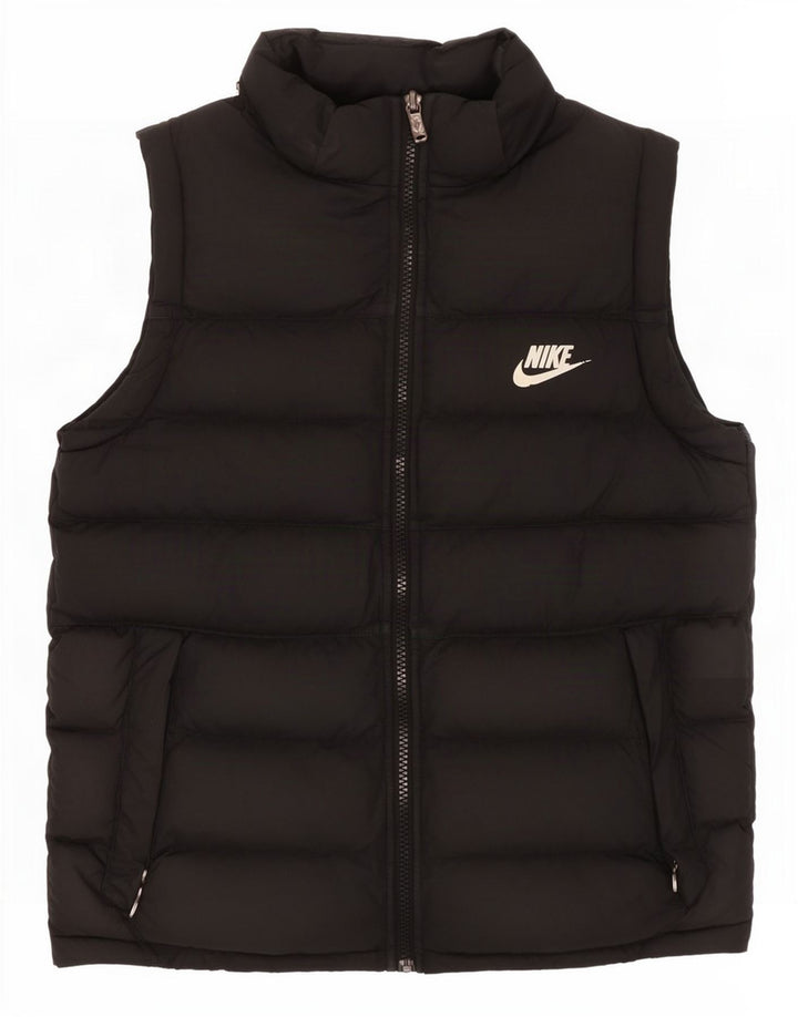 Nike Boys με επένδυση Gilet 12-13 ετών Μεγάλος Μαύρος Πολυεστέρας