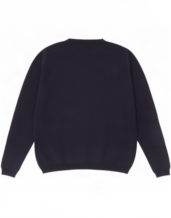 Marks & Spencer Γυναικείο πουλόβερ με λαιμόκαυστο UK 16 Large Navy Blue