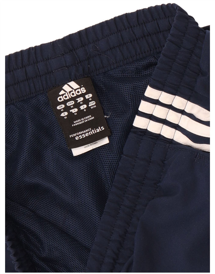 Ανδρικό αθλητικό σορτς Adidas Climalite από μεσαίο μπλε ναυτικό πολυεστέρα