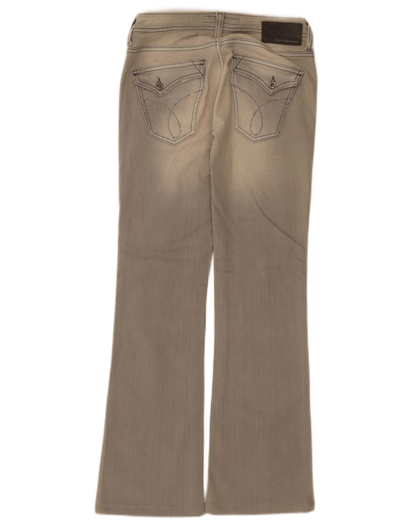 Γυναικείο τζιν Calvin Klein Bootcut W26 L30 Γκρι βαμβακερό