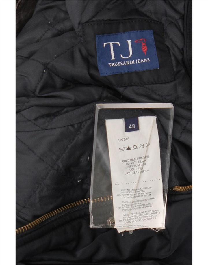 Trussardi Jeans Ανδρικό κουκούλα Utility Jacket IT 48 Medium Navy Blue Polyamide