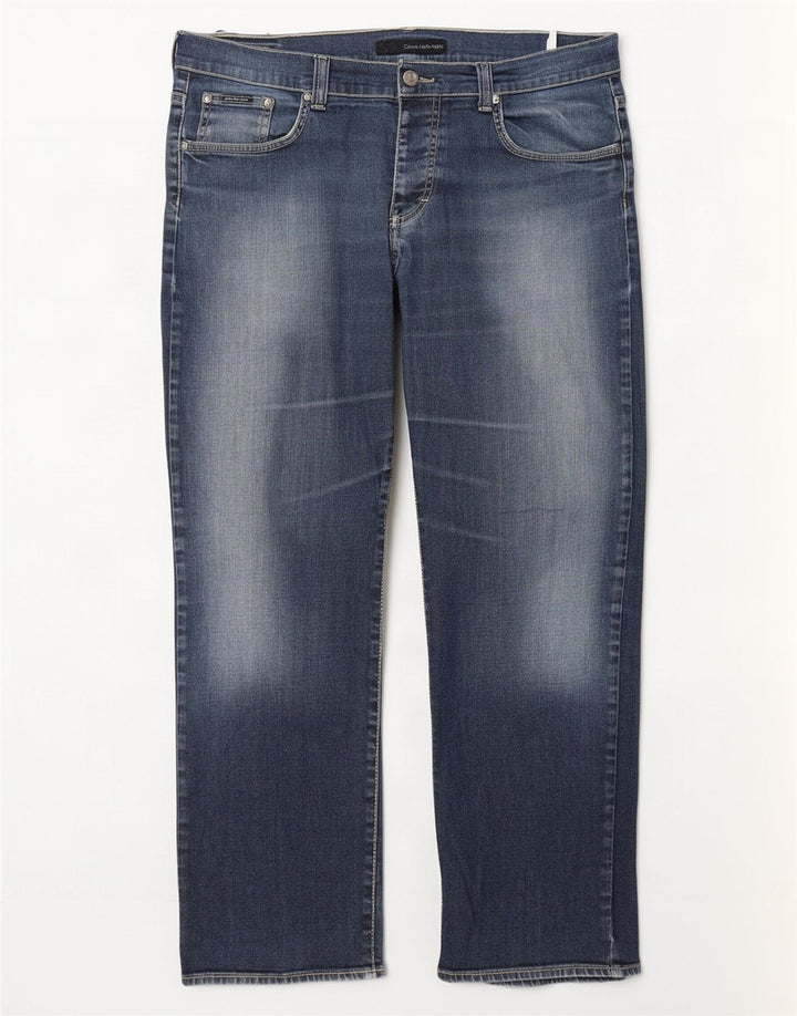 Ανδρικό τζιν ίσιο Calvin Klein W36 L31 Μπλε