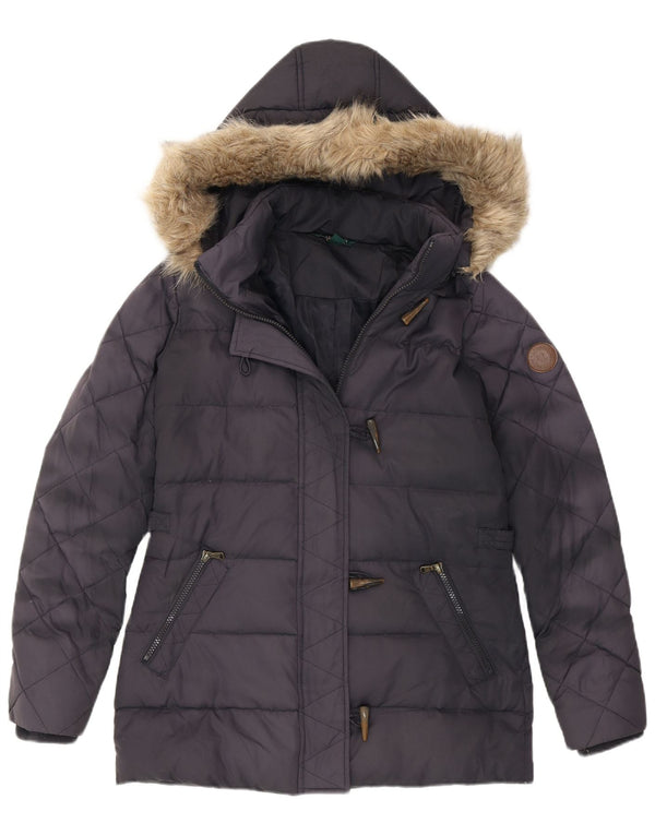Γυναικείο μπουφάν Ralph Lauren με κουκούλα UK 6 XS Navy Blue Polyester