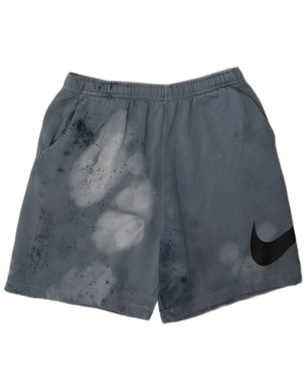 Ανδρικό αθλητικό σορτς Nike Acid Wash 2XL, βαμβακερό με μπλε στίγματα