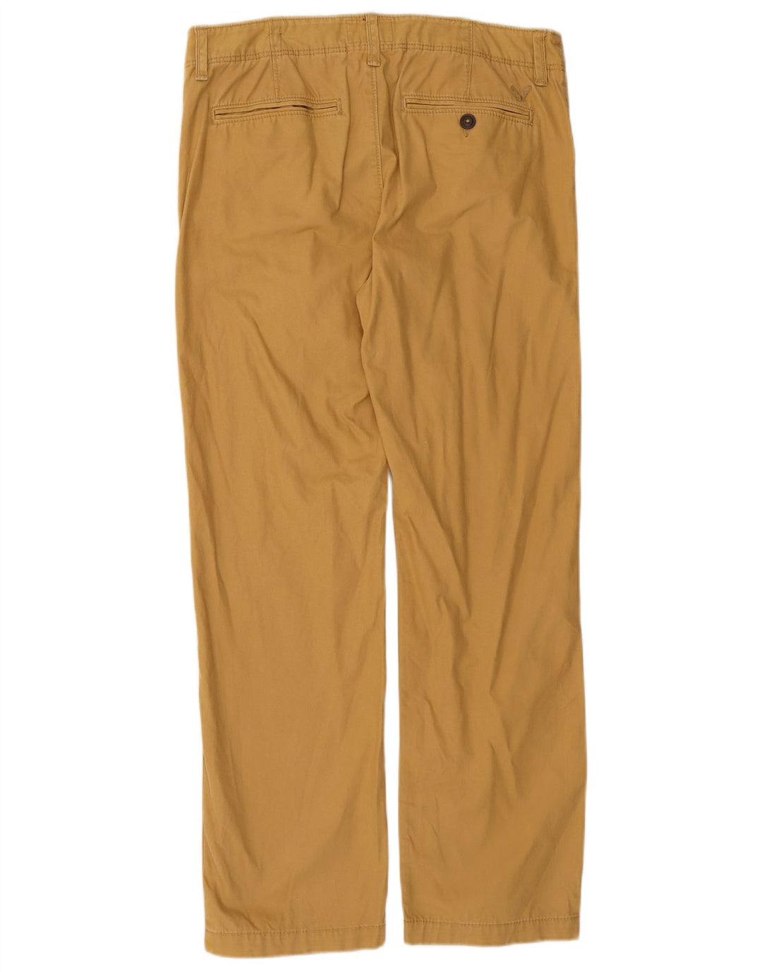 AMERICAN EAGLE Ανδρικό ίσιο παντελόνι Chino W32 L32 Καφέ βαμβακερό