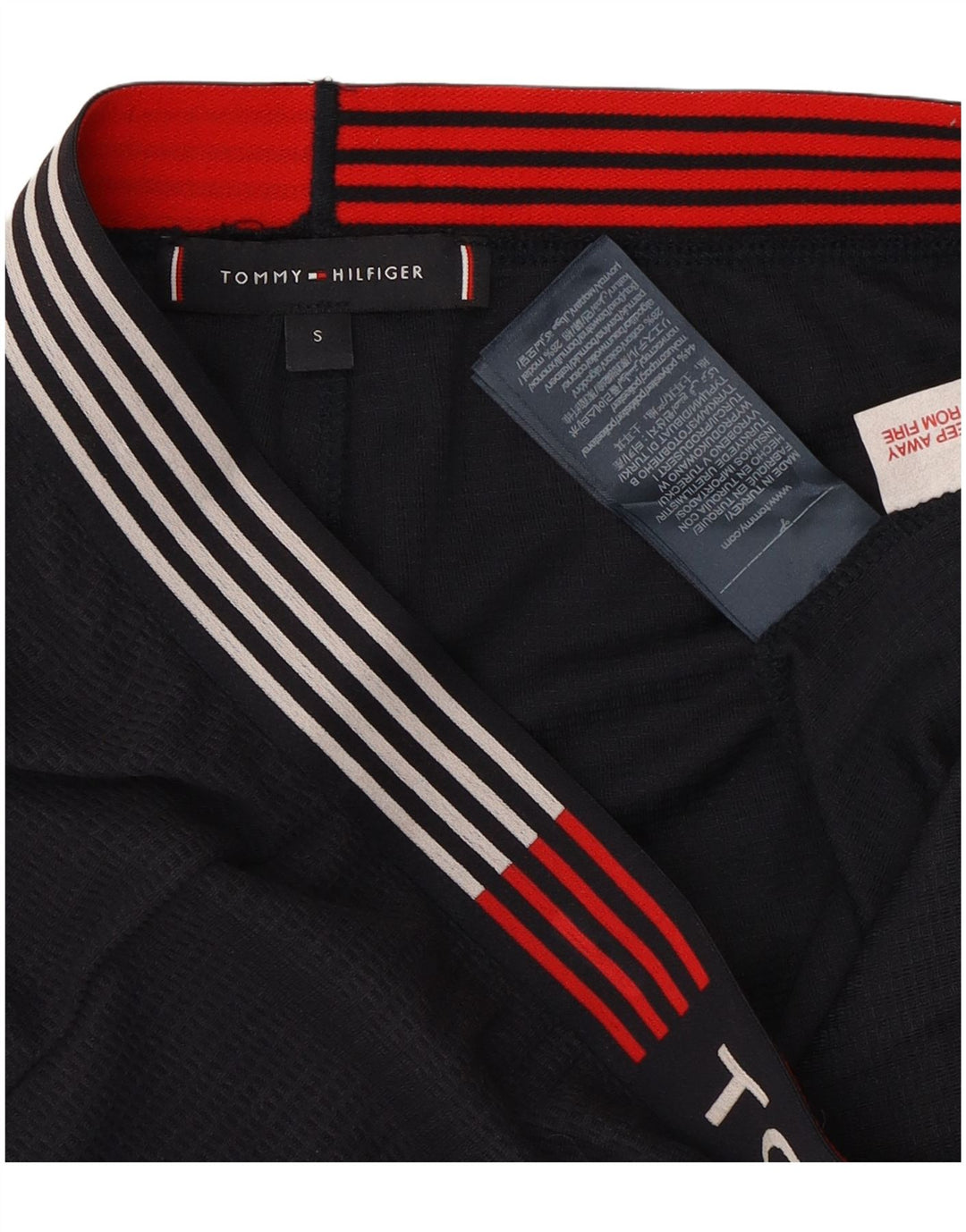 Ανδρικό γραφικό αθλητικό σορτς Tommy Hilfiger Small Navy Blue Polyester