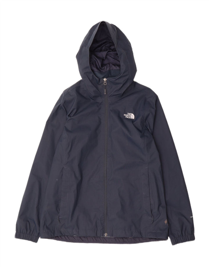 The North Face γυναικείο μπουφάν βροχής με κουκούλα UK 16 Large Navy Blue Nylon