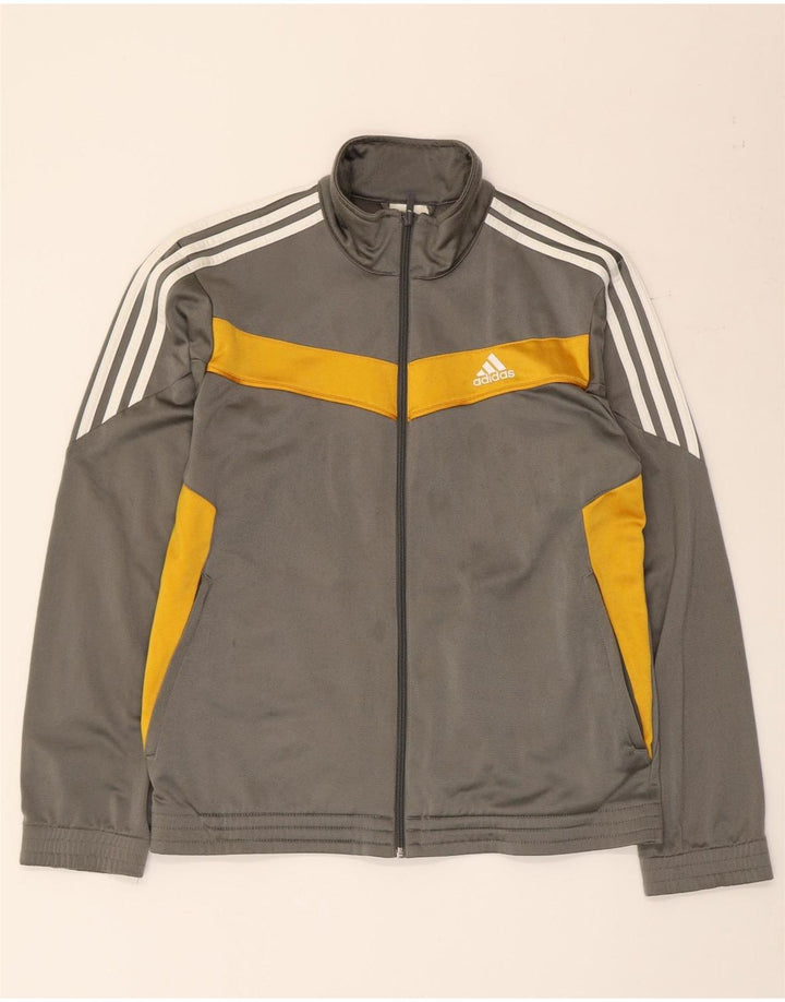 Ανδρική αθλητική φόρμα Adidas Top Jacket Μικρό Γκρι Colorblock Πολυεστέρας