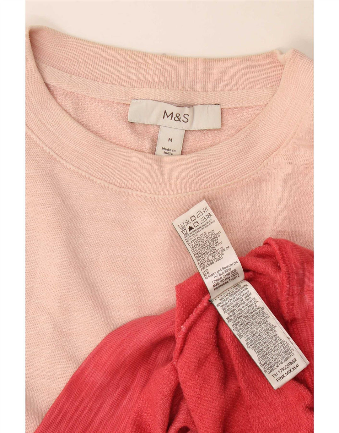 Γυναικεία φούτερ Marks & Spencer Jumper UK 14 Medium Pink Colourblock