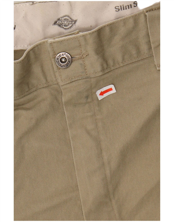DICKIES Ανδρικό Slim Skinny Παντελόνι Chino W38 L34 Μπεζ βαμβακερό