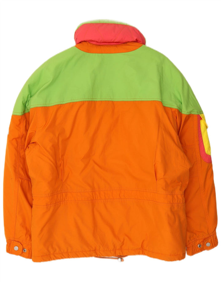 Ellesse γυναικείο τζάκετ σκι με κουκούλα IT 42 μεσαίου πορτοκαλί χρώματος