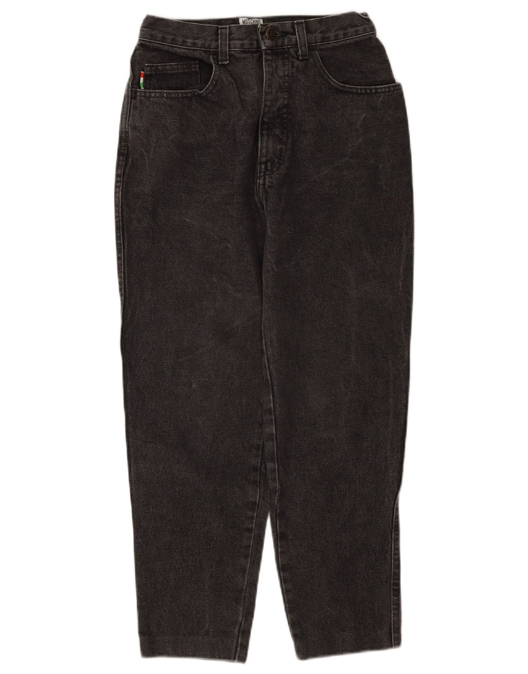 Moschino Γυναικείο Cropped Jeans W28 L25 μαύρο βαμβακερό