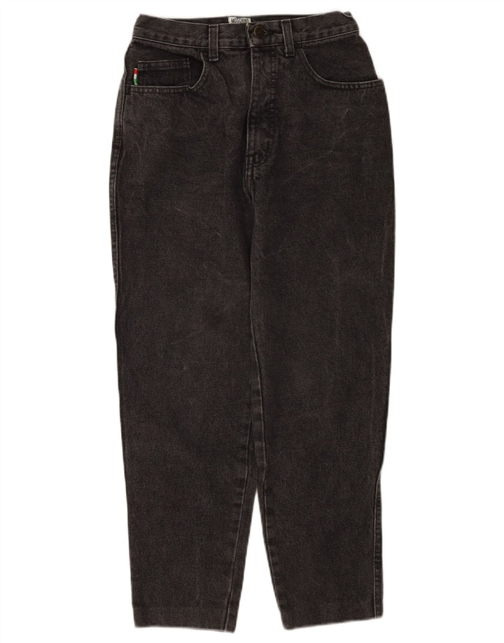 Moschino Γυναικείο Cropped Jeans W28 L25 μαύρο βαμβακερό