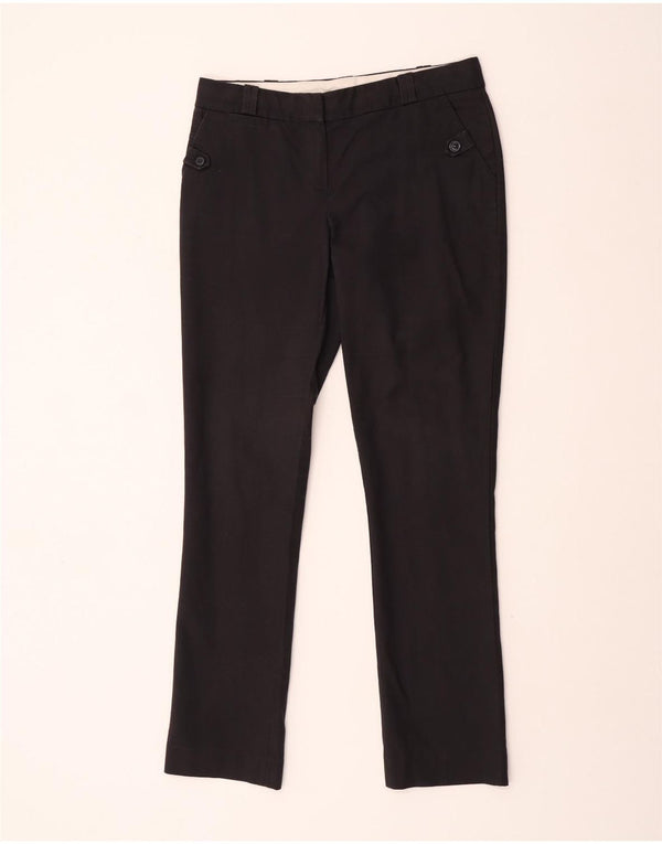 Massimo Dutti Γυναικείο λεπτό παντελόνι Chino EU 40 Medium W30 L31 μαύρο βαμβακερό