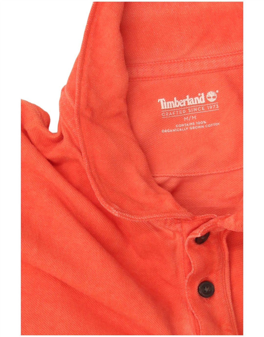 Ανδρικό πουκάμισο πόλο Timberland, μεσαίο πορτοκαλί βαμβακερό