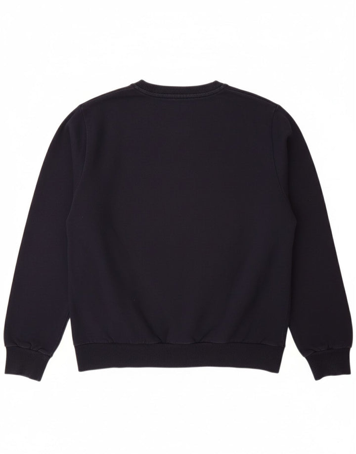 BIKKEMBERGS Γραφικό φούτερ για αγόρια πουκάμισο 15-16 ετών Ναυτικό μπλε βαμβακερό