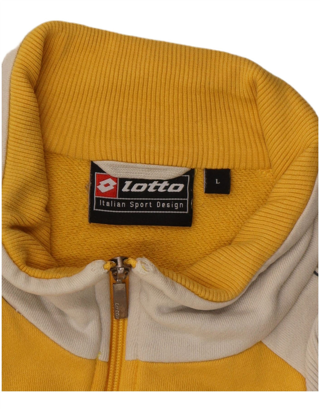 Γυναικεία αθλητική φόρμα LOTTO Top Jacket UK 16 Large Yellow Colourblock