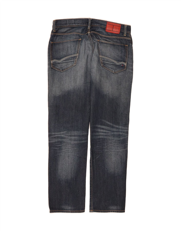 HUDSON Mens Straight Jeans W33 L32 Blue Cotton Vintage Hudson and Second-Hand Hudson from Messina Hembry 