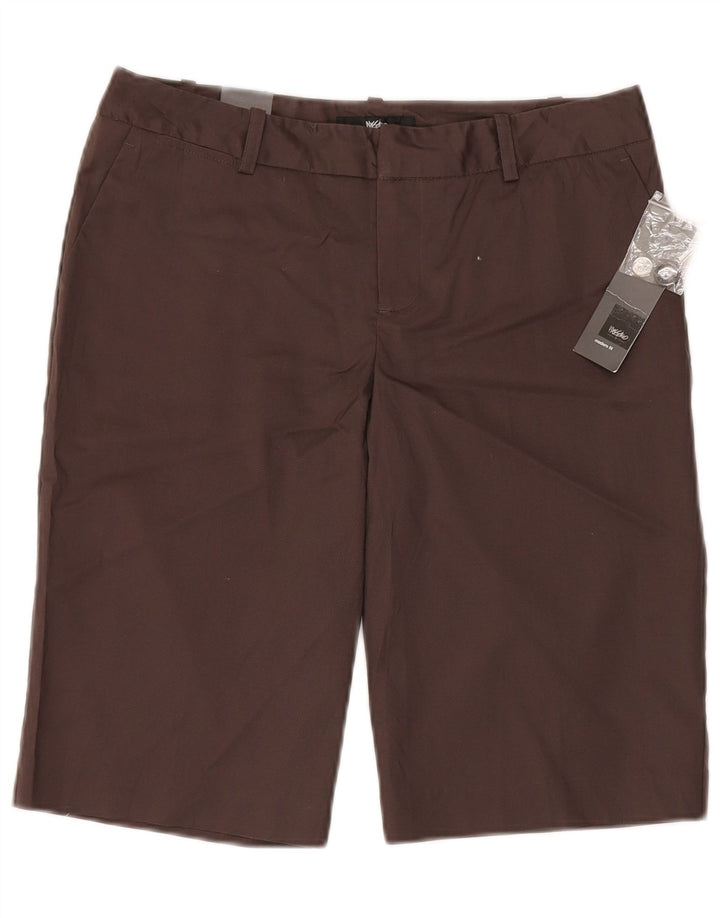 Mossimo Γυναικείο Stretch βερμούδα W32 μεγάλο καφέ βαμβακερό