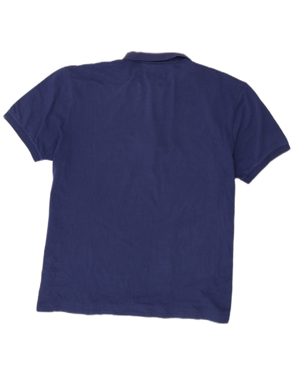 Ανδρικό μπλουζάκι πόλο Marlboro Classics 3XL Navy Blue