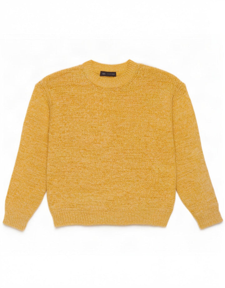 Marks & Spencer Γυναικείο πουλόβερ με λαιμόκοψη UK 14 Medium Yellow