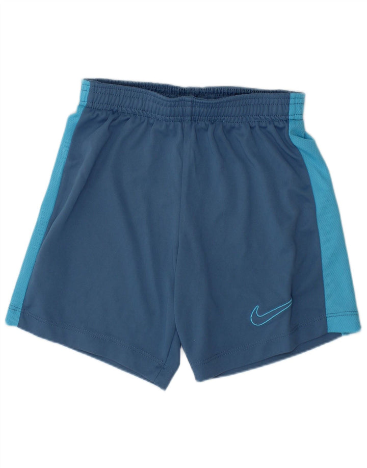 Nike Boys Sport σορτς 7-8 ετών XS Blue Colorblock Πολυεστέρας
