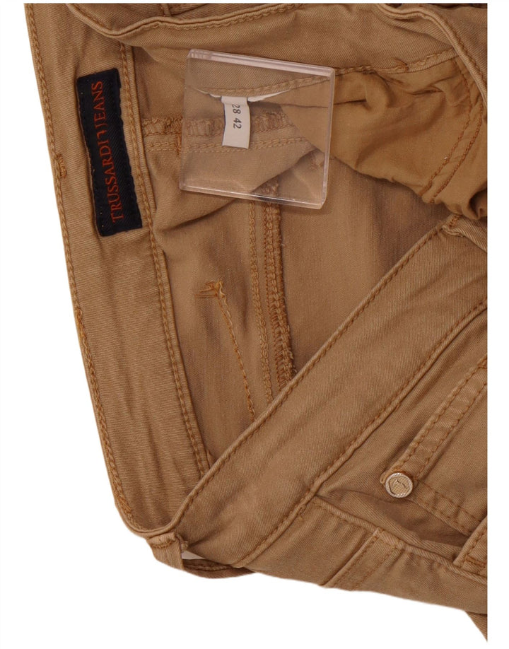 TRUSSARDI Γυναικείο Slim Casual Παντελόνι IT 42 Medium W28 L25 Καφέ