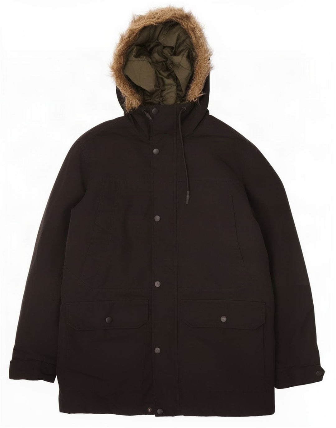Jack & Jones Ανδρικό μπουφάν Parka με κουκούλα UK 38 Medium Black Polyester