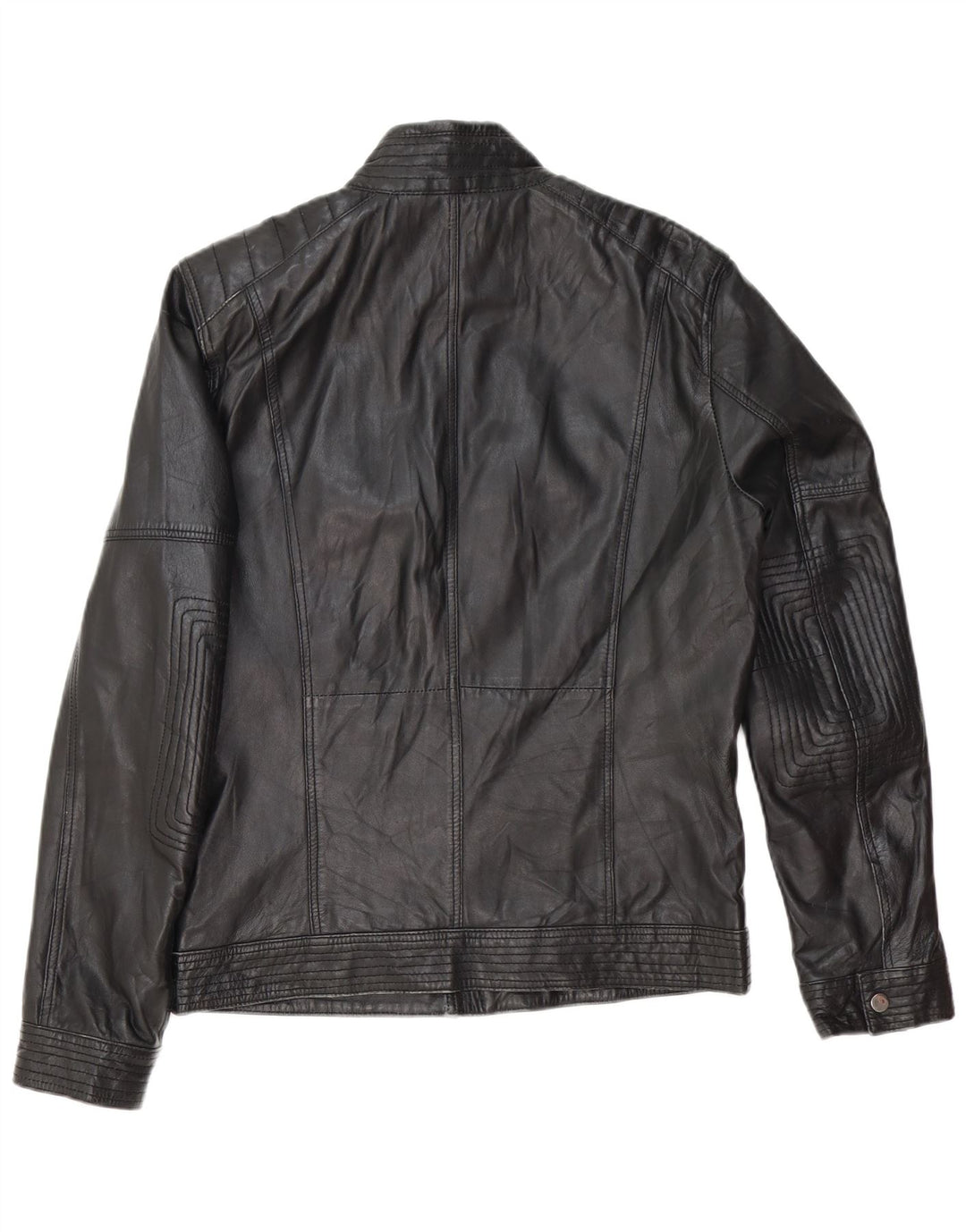 Conbipel Γυναικείο Δερμάτινο Μπουφάν Biker IT 46 Μεγάλο Δερμάτινο Μαύρο