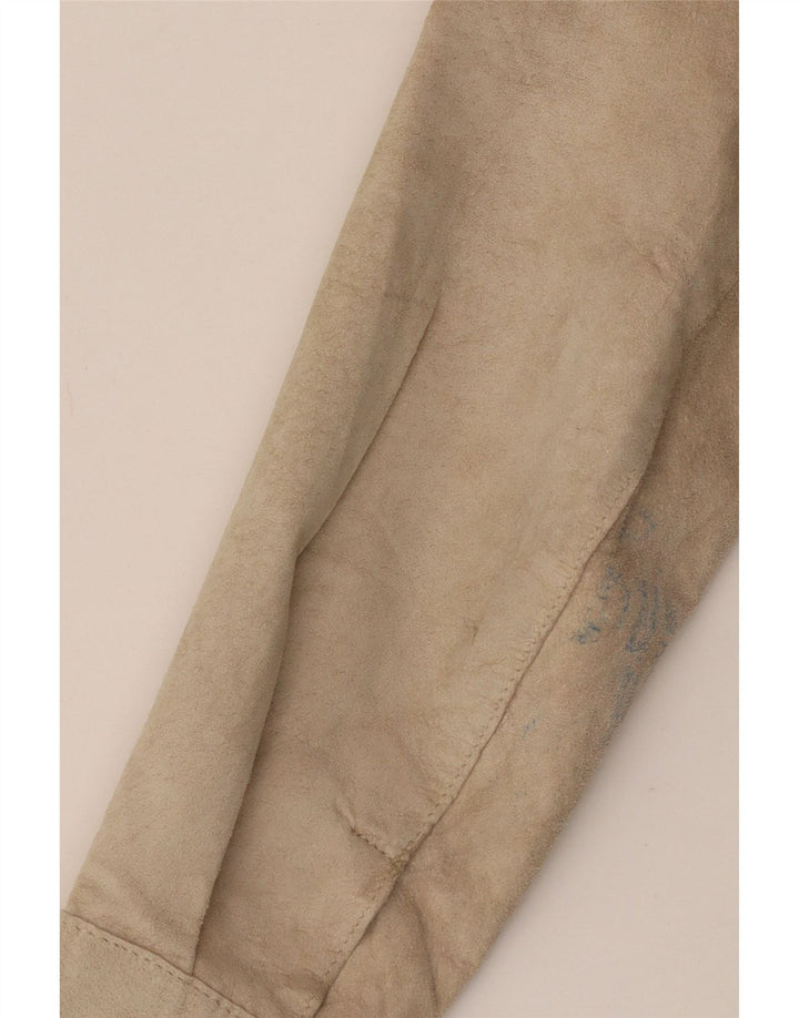 Conbipel Γυναικείο Σουέντ Μπουφάν IT 48 XL Δερμάτινο μπεζ