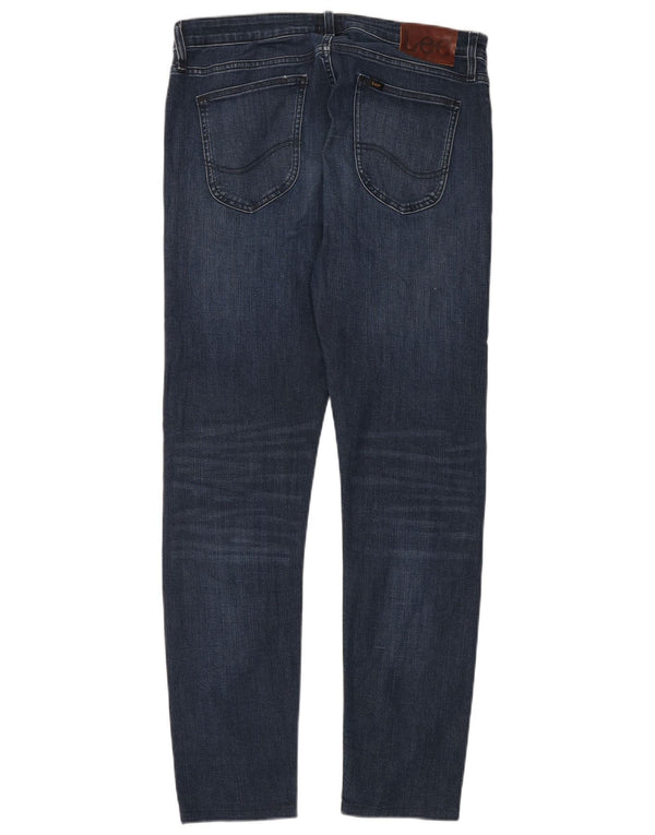Lee Mens Malone Slim Jeans W34 L34 Navy Blue Cotton