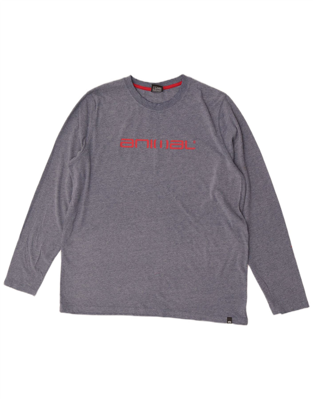 Ανδρικό Animal Graphic Top Μακρυμάνικο XL Μπλε Βαμβακερό