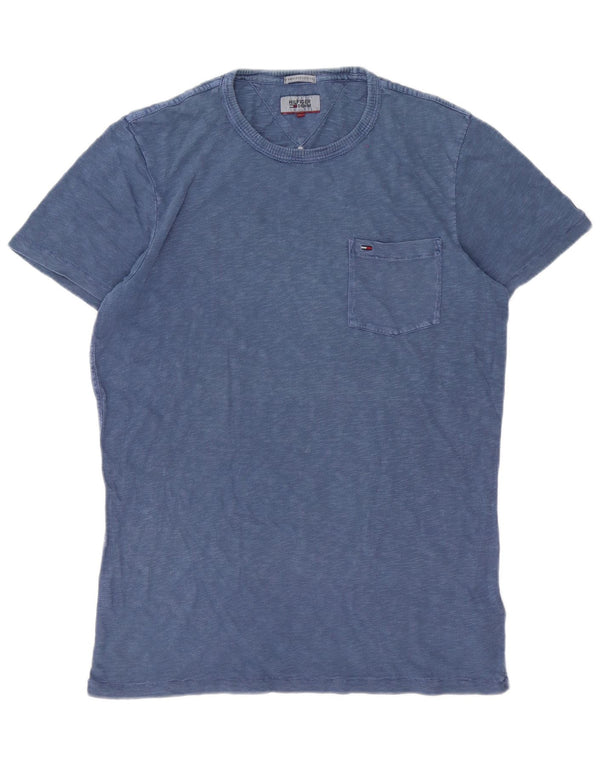 Ανδρικό T-Shirt Tommy Hilfiger Top μεγάλο μπλε βαμβακερό