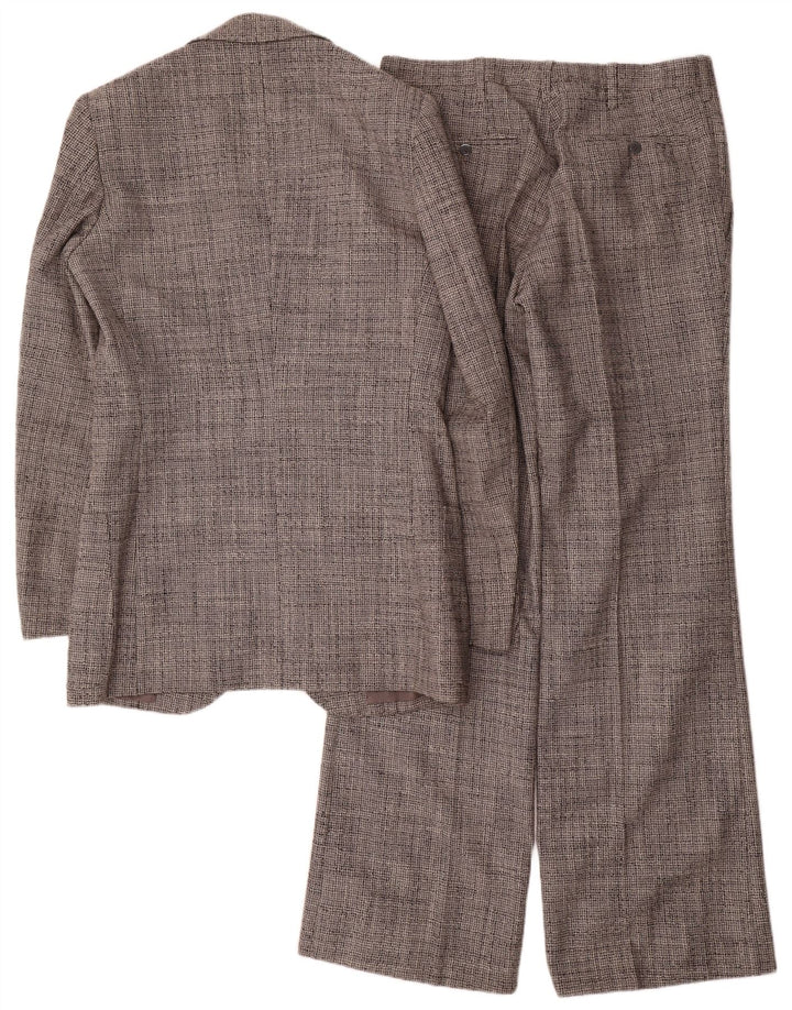 Vintage ανδρική φόρμα με 2 κουμπιά UK 38 Medium W30 L34 Grey Flecked