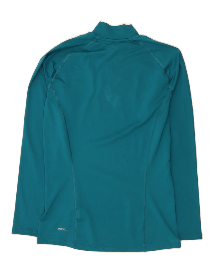 PUMA Womens Top Long Sleeve UK 14 Large Blue Polyester Vintage Puma and Second-Hand Puma from Messina Hembry 