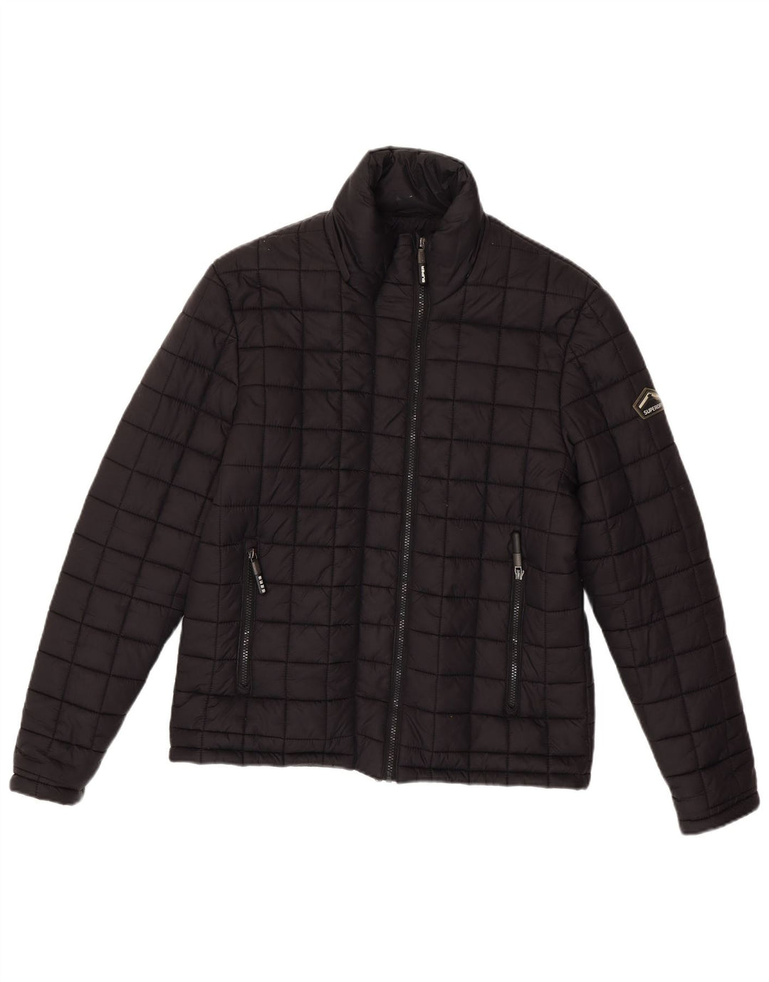Superdry Ανδρικό μπουφάν UK 40 Large Black Nylon