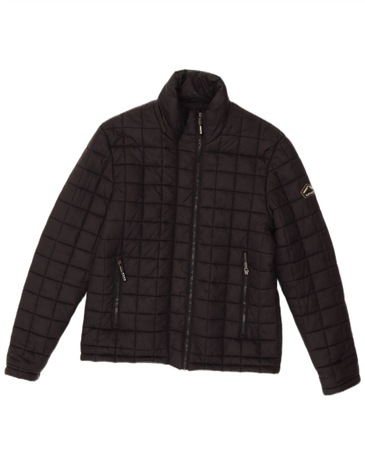 Superdry Ανδρικό μπουφάν UK 40 Large Black Nylon