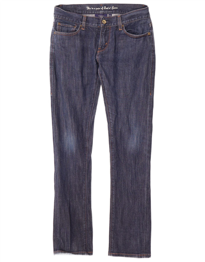 Γυναικείο τζιν ίσιο με κλίση Levi's US 4 Small W27 L30 Μπλε βαμβακερό