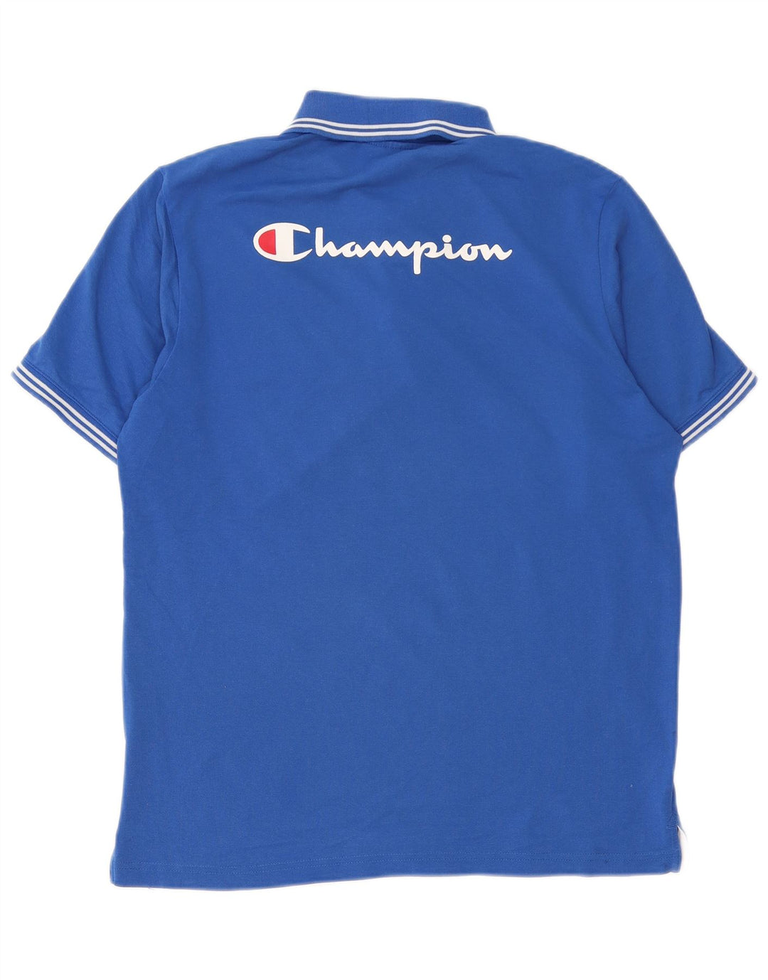 Champion Ανδρικό γραφικό πόλο μπλουζάκι μεγάλο μπλε