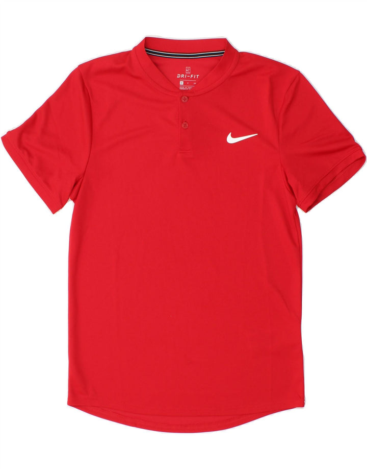 NIKE Mens Dri Fit T-Shirt Top Small Red Polyester Vintage Nike and Second-Hand Nike from Messina Hembry 