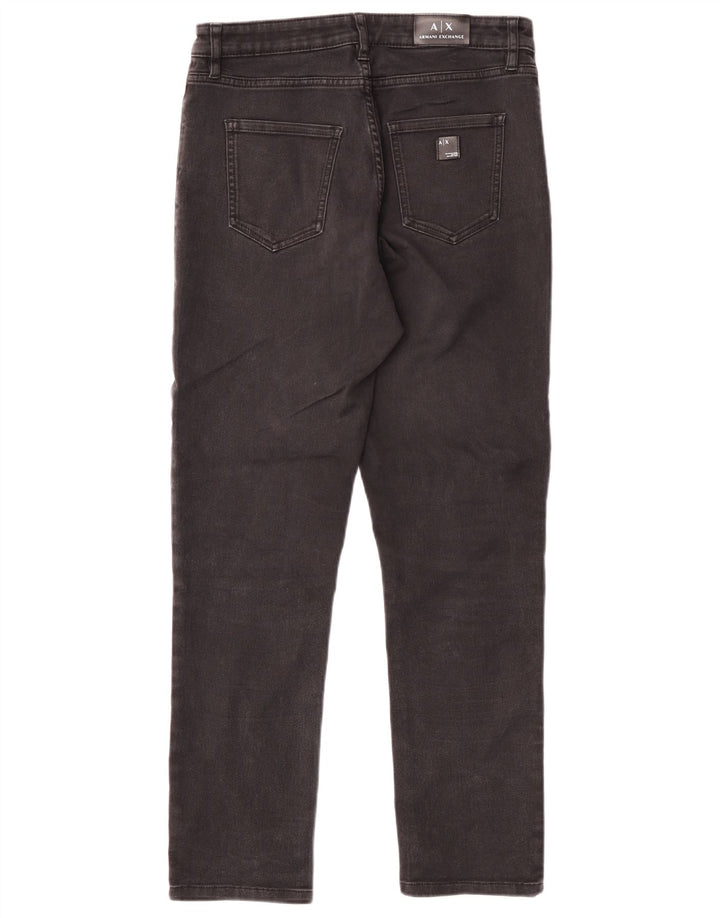 Armani Jeans Γυναικείο Slim Jeans W30 L28 Μαύρο βαμβακερό