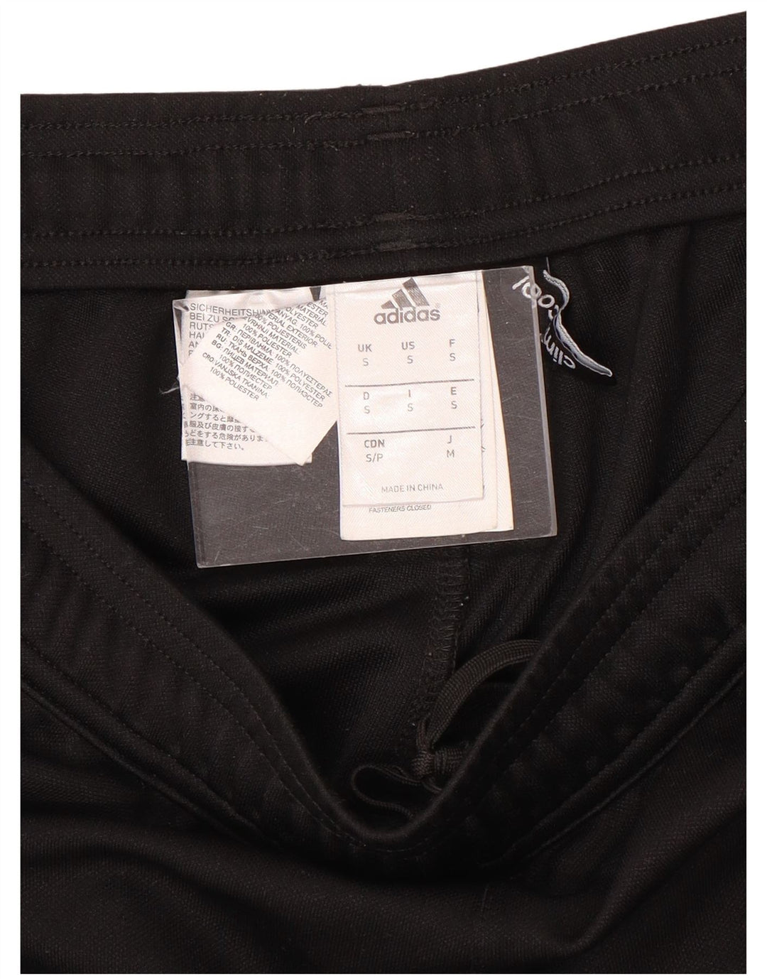 Ανδρικό παντελόνι αθλητικής φόρμας Adidas Climacool Μικρό μαύρο πολυεστέρα