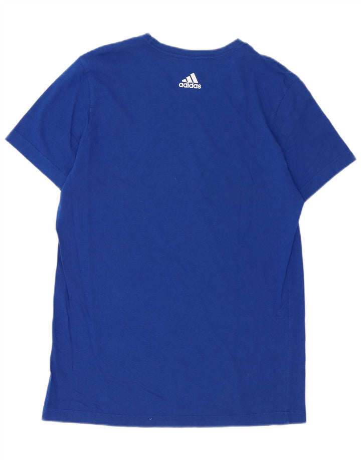 Ανδρικό γραφικό T-Shirt Adidas Top Medium Blue