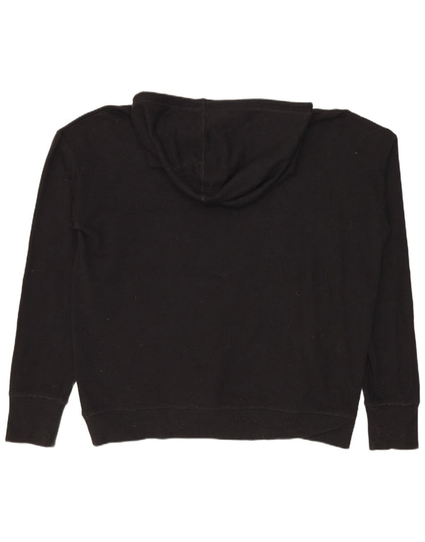 Ανδρικό Reebok Graphic Hoodie Jumper μεγάλο μαύρο βαμβακερό