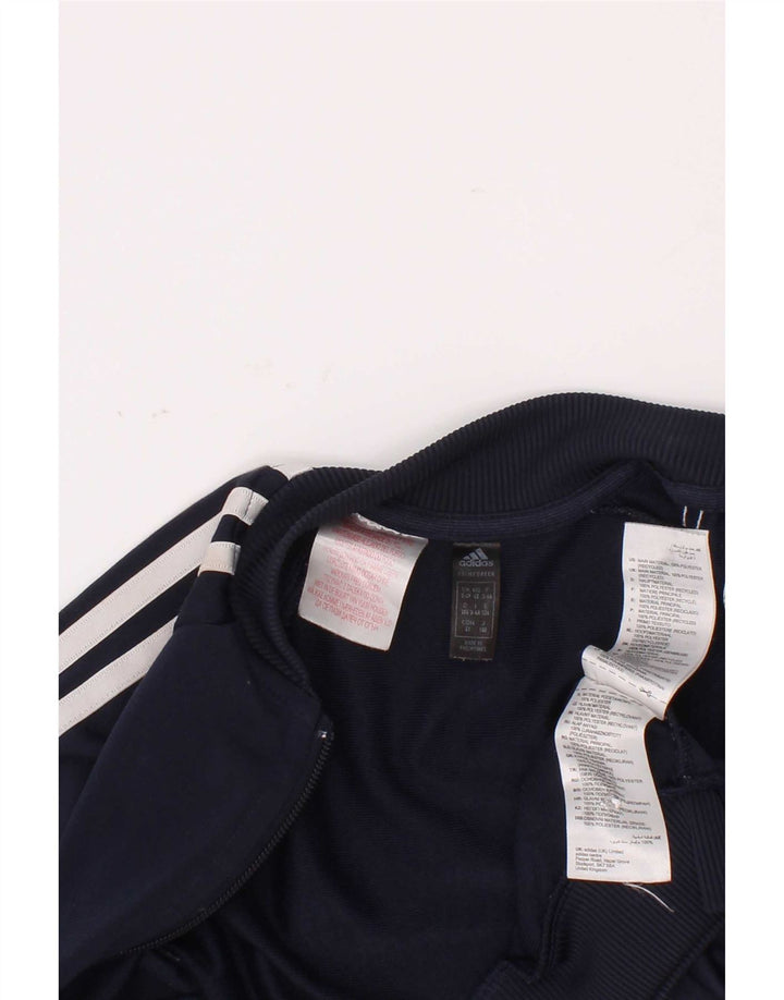 Adidas Boys αθλητική φόρμα Adidas Top Jacket 3-4 Years Navy Blue Cotton
