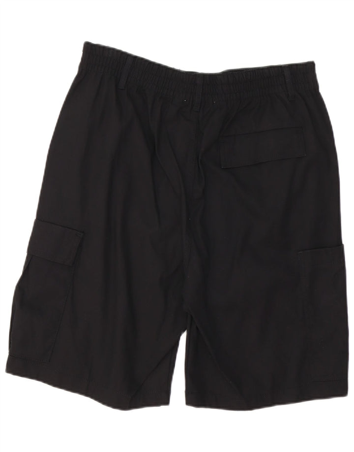 Zara Ανδρικό σορτς Cargo EU 42 Large W32 Μαύρο βαμβακερό