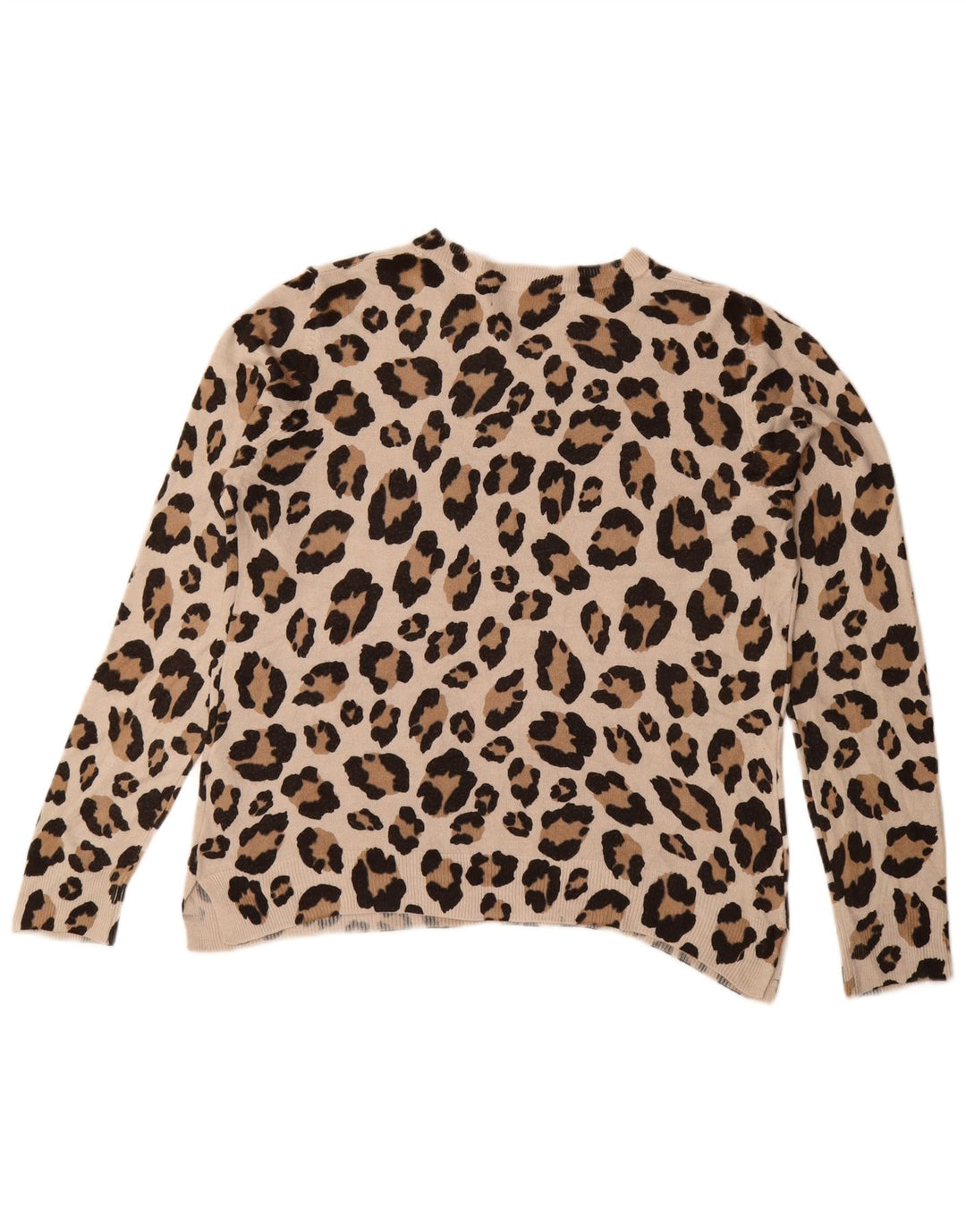 Marks & Spencer Γυναικείο πουλόβερ με λαιμόκοψη UK 16 Large Beige