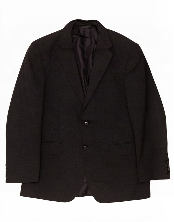 Marks & Spencer Ανδρικό μπουφάν blazer UK 40 μεσαίου μαύρου πολυεστέρα